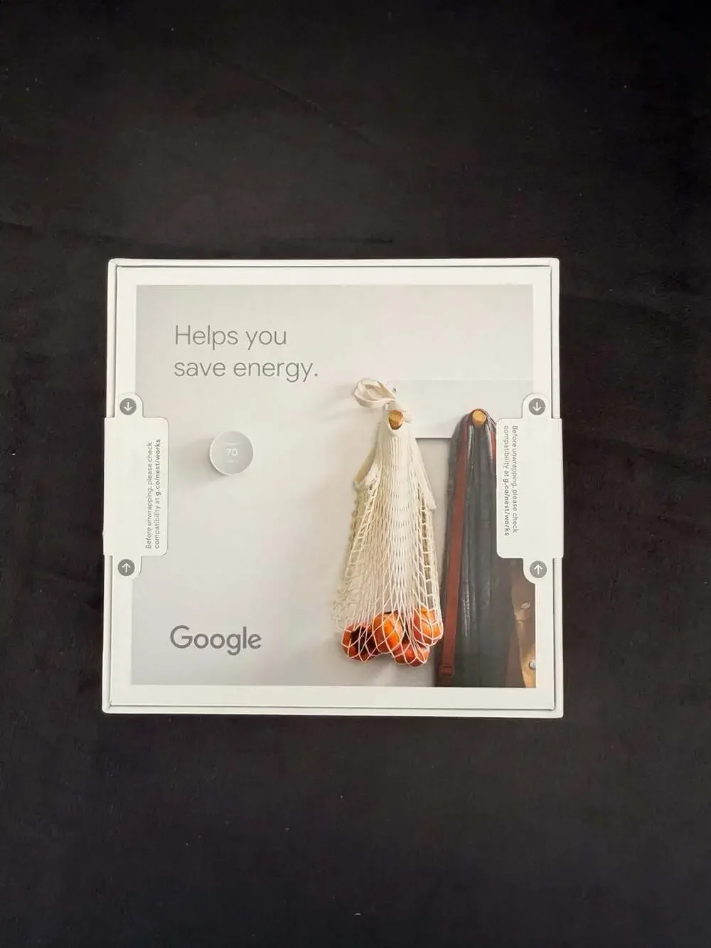 Brand New Google Nest Smart Wi-Fi Thermostat, Snow, Model GA01334